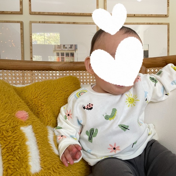 Indigobaby Nature print sweatshirt, 12-18m - Picture 4 of 4